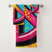 Groovy Vredesbloem Power Bad Handdoek (Insitu)