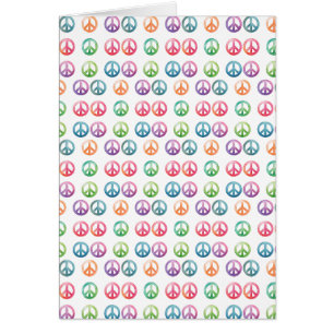 Groovy vredestekens waterverf stijl hippie liefde