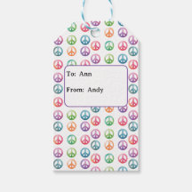 Groovy vredestekens waterverf stijl hippie liefde