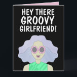 GROOVY VRIENDIN FRIEND BFF GIRL BIRTHDAY KAART<br><div class="desc">GROOVY VRIENDIN BIRTHDAY KAART</div>