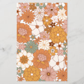 Groovy Vrijgezellenfeest Bingo Game (Achterkant)