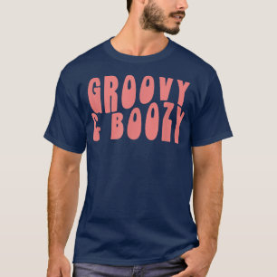 Groovy vrijgezellenfeest Bruids bruiloft Groovy en T-shirt