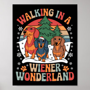 Groovy wandelen in een Wiener Wonderland Tor Poster