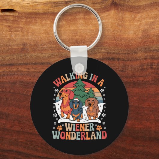Groovy wandelen in een Wiener Wonderland Tor Sleutelhanger (Voorkant)