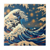 Groovy Wave Retro Keramische Tegel Bold Vibes Tegeltje (Voorkant)