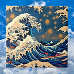 Groovy Wave Retro Keramische Tegel Bold  Vibes Tegeltje<br><div class="desc">Dompel jezelf onder in het ritme van retro-artisticiteit met deze keramische tegel met een opnieuw ontworpen Great Wave, gestyled met groovy, gedurfde kleuren en een esthetiek. Perfect voor het creëren van een statement stuk of het verbeteren van elke ruimte met een hoge kwaliteit, glad en levendig ontwerp. Deze tegel brengt...</div>