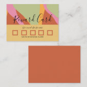 Groovy Waves beloont Loyalty Business Contactkaartje (Voorkant / Achterkant)