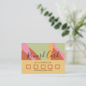 Groovy Waves Rewards Loyalty Zakelijk Contactkaartje (Staand voorkant)