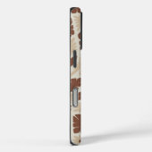 Groovy Wavy Trippy 60s Flower controleert neutraal Case-Mate iPhone Case (Achterkant / Rechts)