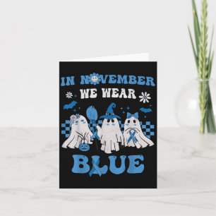 Groovy Wear Blauw Diabetes Bewustzijn Schattig Spo Kaart