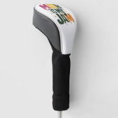 Groovy Wiskunde is mijn ding eerste dag terug naar Golfheadcover (Schuin)