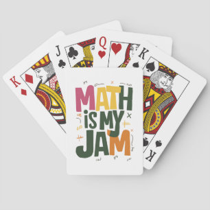 Groovy Wiskunde is mijn ding eerste dag terug naar Pokerkaarten