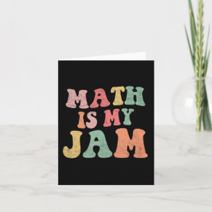Groovy Wiskunde is mijn jam eerste dag terug naar  Kaart