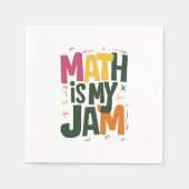 Groovy Wiskunde is mijn jam eerste dag terug naar Servet (Voorkant)