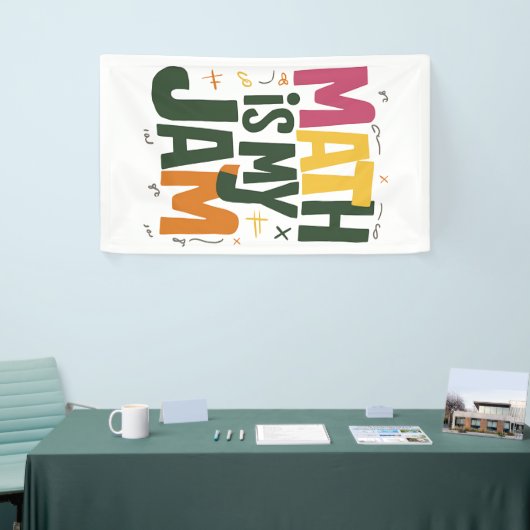 Groovy Wiskunde is mijn jam eerste dag terug naar Spandoek (Beurs)