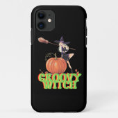 GROOVY WITCH grappige Halloween heks Case-Mate iPhone Case (Achterkant)