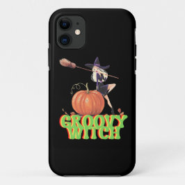 GROOVY WITCH grappige Halloween heks Case-Mate iPhone Case