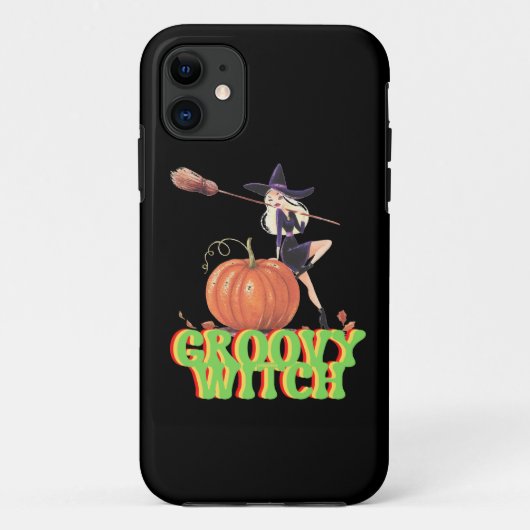 GROOVY WITCH grappige Halloween heks Case-Mate iPhone Case (Achterkant)