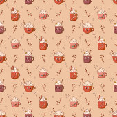 Groovy Xmas Blanket 70s Pastel Holiday Comfort Fleece Deken