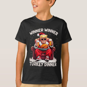 Groovy Xmas Trump Winnaar Turkije Diner dan T-shirt