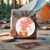 Groovy Young Wild en Three Pink Peach Van Daisy Bedankjes Labels