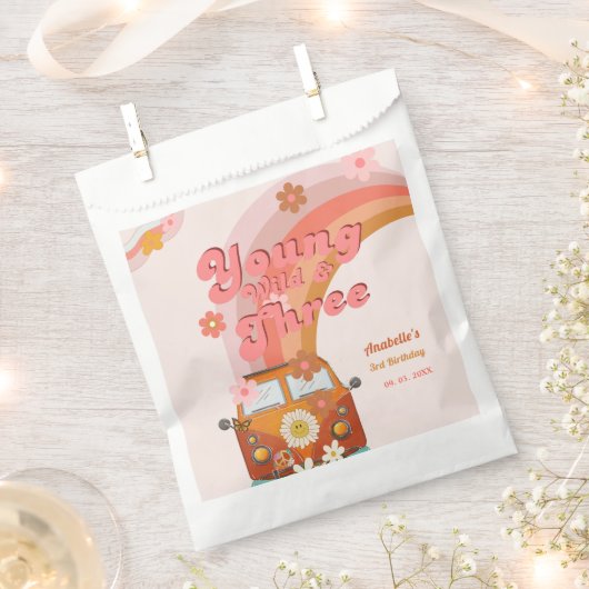 Groovy Young Wild en Three Pink Peach Van Daisy Bedankzakje (Geknipt)