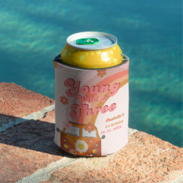 Groovy Young Wild en Three Pink Peach Van Daisy Blikjeskoeler