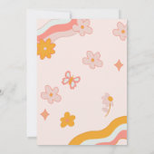 Groovy Young Wild en Three Pink Peach Van Daisy Kaart (Achterkant)