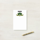Groovy Zee Schildpad Cartoon, Funny Ocean "Dude" Post-it® Notes (Op bureau)