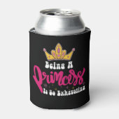 Groovy zijn een prinses is zo vermoeiend meisje re blikjeskoeler (Blikje Voorkant)