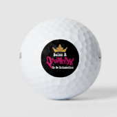 Groovy zijn een prinses is zo vermoeiend meisje re golfballen (Voorkant)
