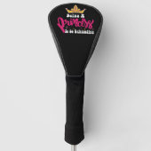 Groovy zijn een prinses is zo vermoeiend meisje re golfheadcover (Voorkant)