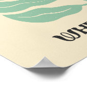 Groovy Zonnebloemen "Bloei waar je bent geplant" Poster (Hoek)