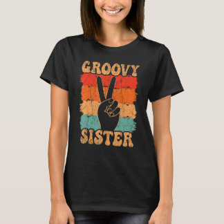 Groovy Zuster 70s Aesthetische Nostalgia Retro 197 T-shirt