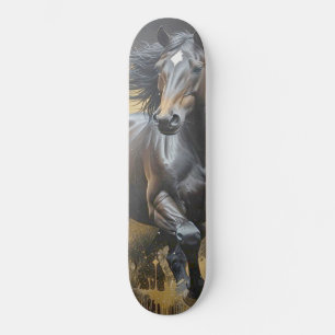 groovy zwarte paard persoonlijk skateboard