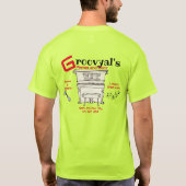 Groovyal's Pianos T-shirt (Achterkant)