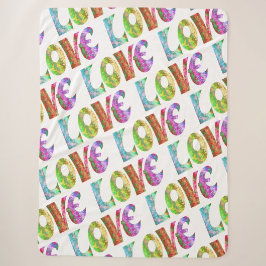 GROOY LOVE SHERPA DEKEN (Voorkant)