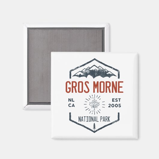 Gros Morne National Park Canada  Magneet (Voorkant / Achterkant)