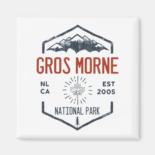 Gros Morne National Park Canada  Magneet (Voorkant)