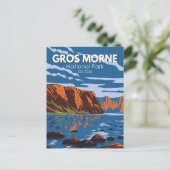 Gros Morne National Park Canada Travel Art  Briefkaart (Staand voorkant)