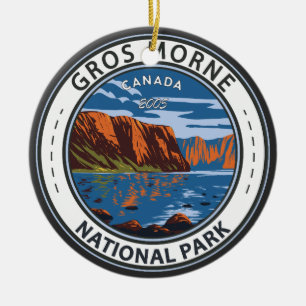 Gros Morne National Park Canada Travel Art  Keramisch Ornament