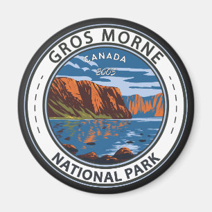 Gros Morne National Park Canada Travel Art  Magneet