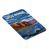 Gros Morne National Park Canada Travel Art  Magneet (Rechterzijde)