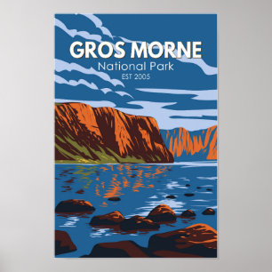 Gros Morne National Park Canada Travel Art  Poster
