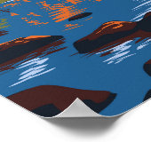 Gros Morne National Park Canada Travel Art Poster (Hoek)