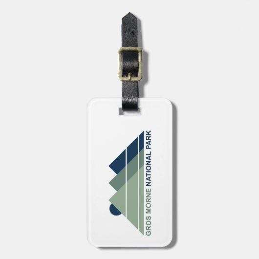 Gros Morne National Park Mountain Sun Bagagelabel (Voorkant verticaal)