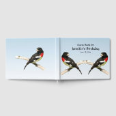 Grosbeak Vogel Verjaardagsfeest Gastenboek (Volledig)
