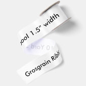 Grosgrain lint 10 yarden klos 1,5” breedte (Achterkant)