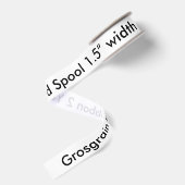 Grosgrain lint 2 yard rol 3,8 cm breedte (Achterkant)