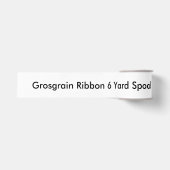 Grosgrain lint 6 yard spoel 7,62 cm breedte (Voorkant)